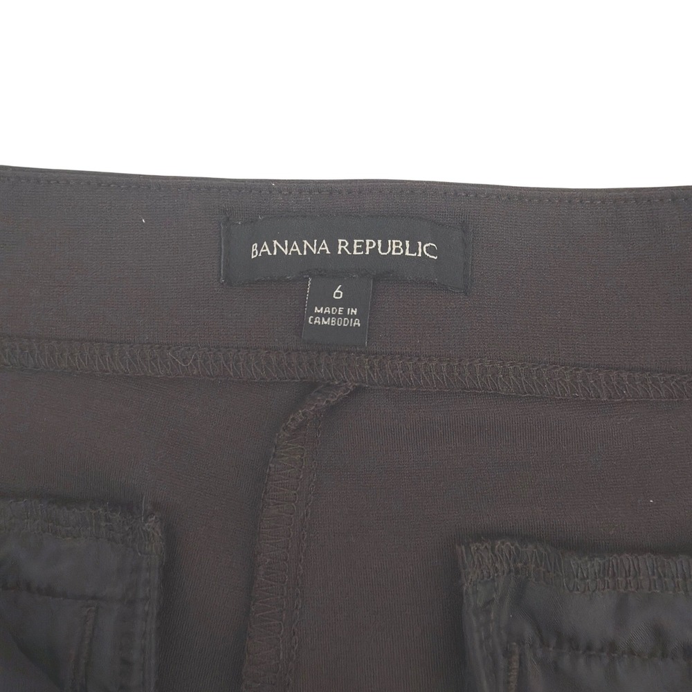 Banana Republic Pants Womens 6 Dark Brown Sloan Slim Fit Stretch Modern 29x26 - Picture 6 of 12
